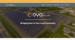 Desktop Screenshot of oyasolar.com