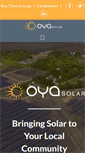 Mobile Screenshot of oyasolar.com